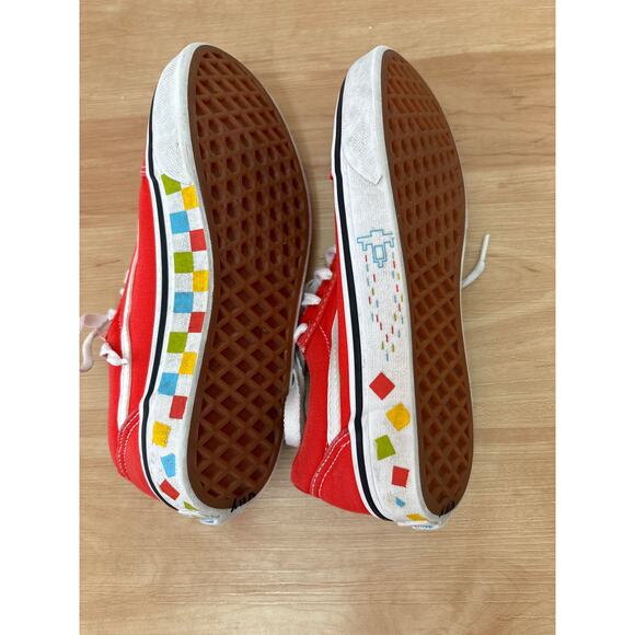 Vans® Ward Kids' Arcade Games Red Children's Checkered Shoes Youth Size 3 $75 - Picture 6 of 8